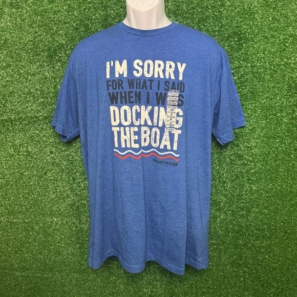 Next Level Apparel Blue Short Sleeve Tee - Picture 1 of 4